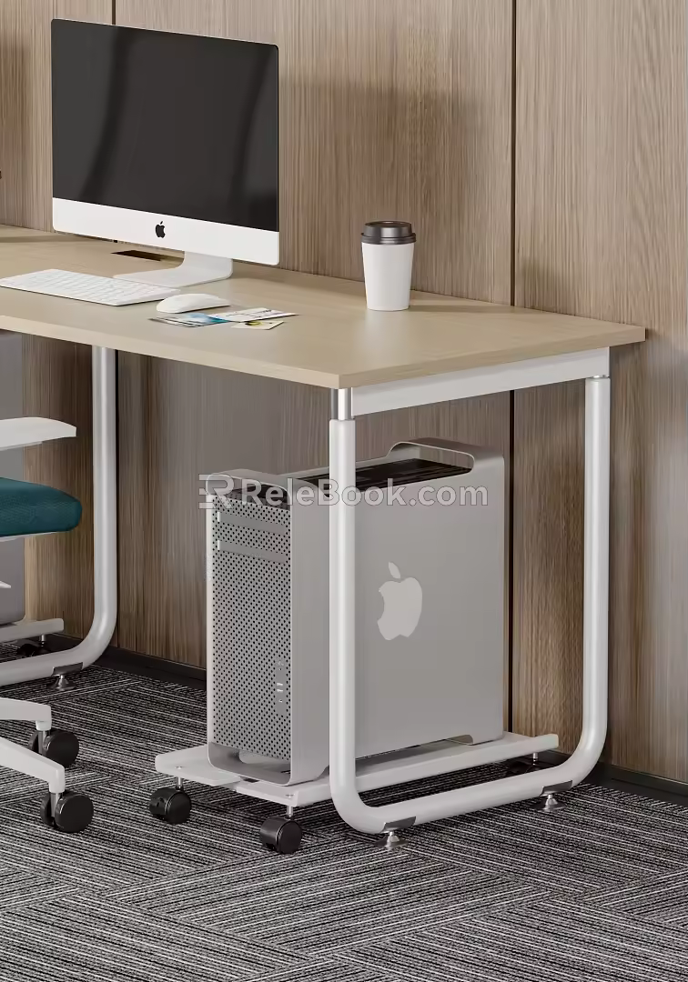computer bracket apple computer mainframe office supplies office 3d model