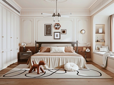 French Bedroom 3d model