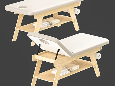 Modern massage bed 3d model