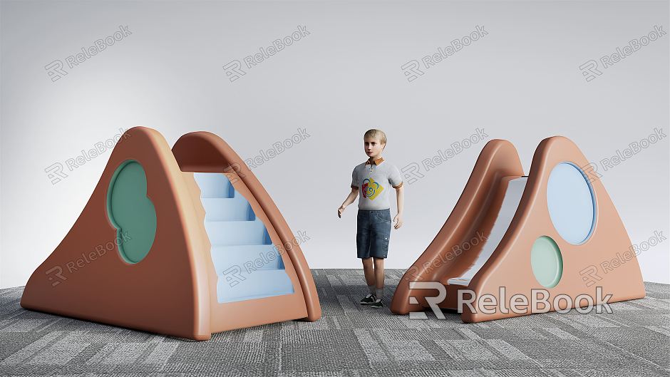 Modern Slide Children's Indoor Slide model