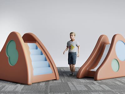 Modern Slide Children's Indoor Slide model