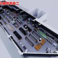 Supermarket Department Store Area Distribution With Grocery Candy Dried Food Fresh Produce Beverage Zones