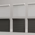 Different Types Of Roller Shutters With White And Black Design For Home Use