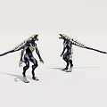 Virtual character humanoid monster 3d model