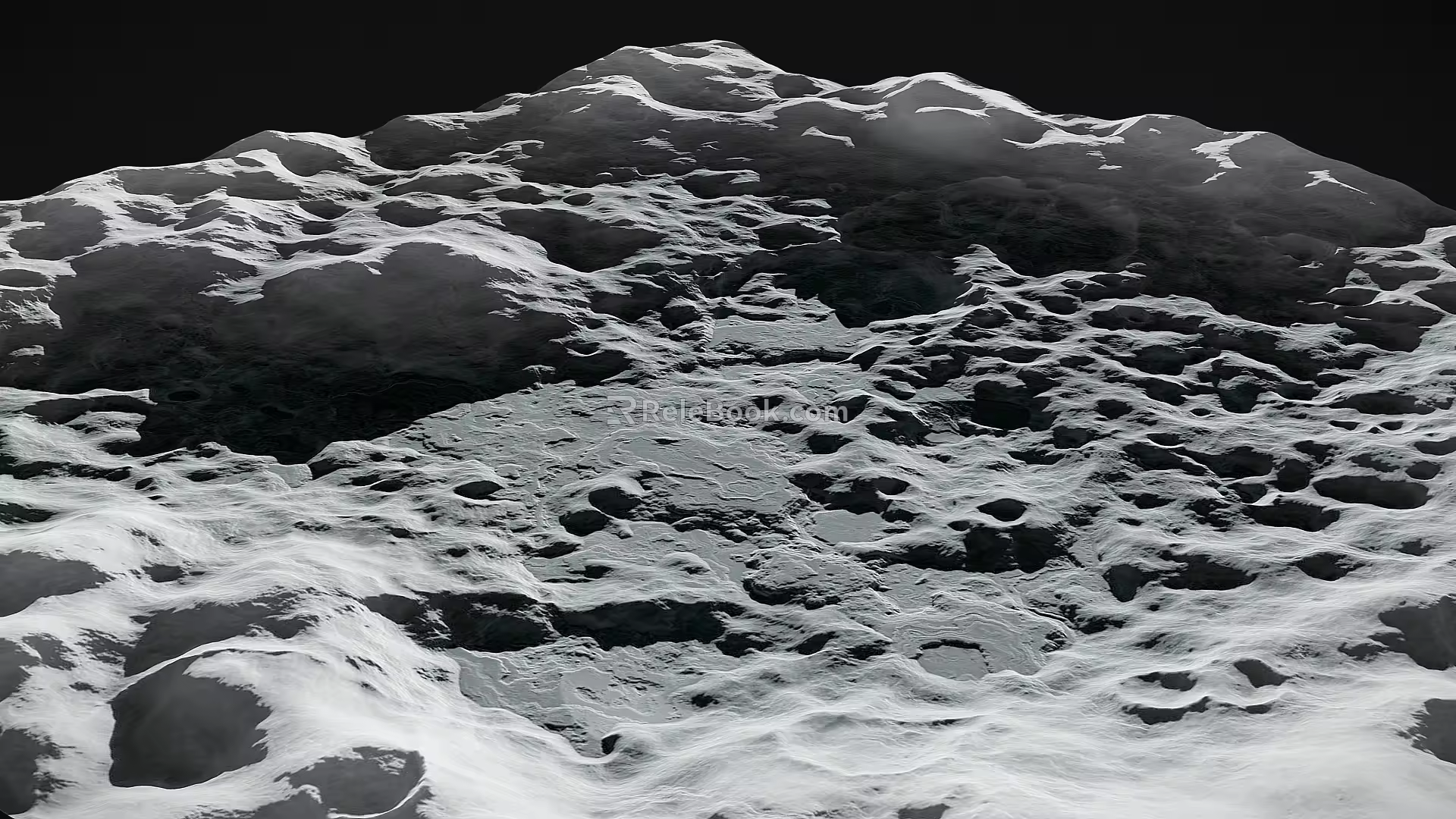 Moon Landscape Moon Ground Moon Mars Ground Mars Terrain Moon Mountain Moon Lander 3d model