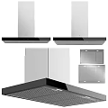 Stainless Steel Range Hoods Modern Design With Detachable Filters For Kitchen Ventilation