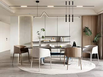 Modern Restaurant Home Restaurant 3d model