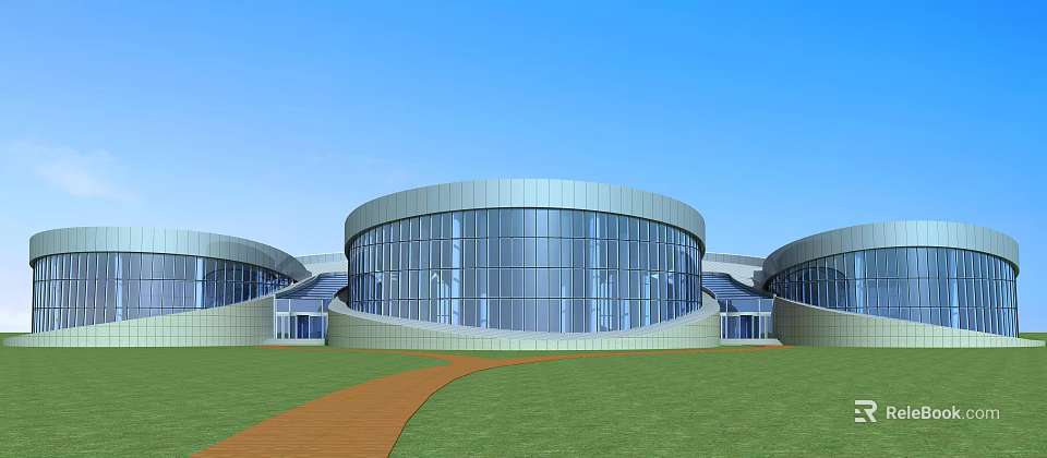 Modern Open Kitchen Interior Design With Spacious Layout And Sleek Countertops 3d model