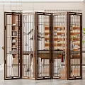 New Chinese Style Screen Partition 3d model