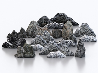 Stone stone rockery landscape stone marble hemp stone model