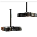 Projection Monitoring Devices With Ceiling Mounting Brackets And Surveillance Design