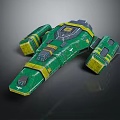 Modern fighter sci-fighter sci-fighter space fighter 3d model