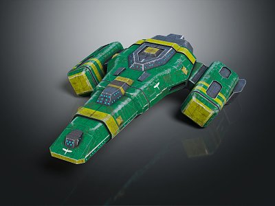 Modern fighter sci-fighter sci-fighter space fighter 3d model