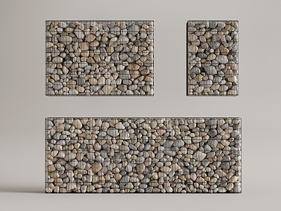 stone wall 3d model