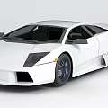 Technology Exhibition Hall Showcasing White Modern Sports Car With Futuristic Sleek Design