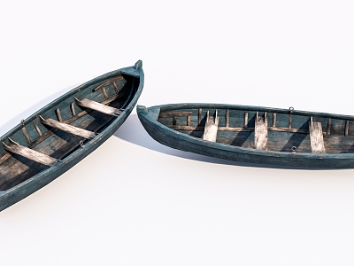 Modern Wooden Boat Old Wooden Boat model