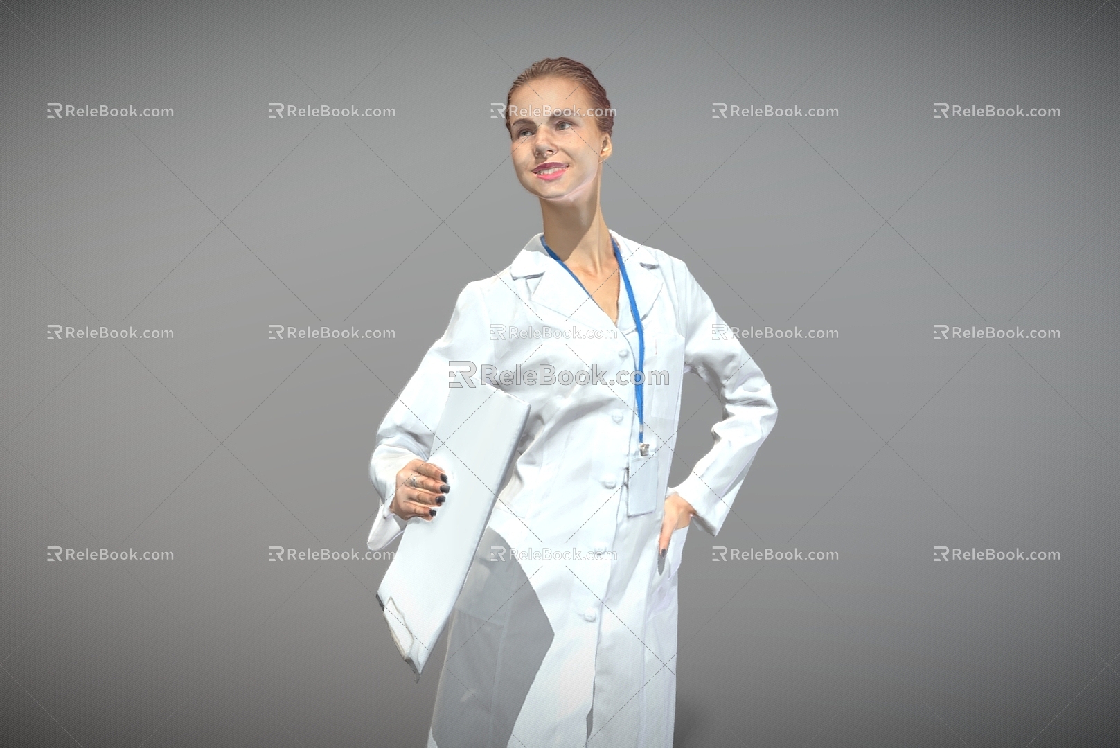 Doctor Female Doctor Medical Staff model