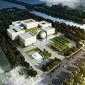 Modern Science and Technology Museum Xiangyang Science and Technology Museum 3d model