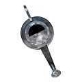 Vintage Metal Watering Can With Long Spout Handle And Lid Design