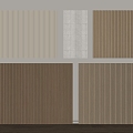 Wall Panel Grille Panel Wood veneer Decorative Panel Solid Board Wood Grille TV Background Wall 3d model