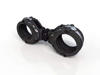 Durable Black Dual Ring Tactical Mount Holder For Optical Equipment Accessories 3d model