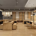 Modern store collection shop 3d model