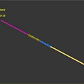Long Polearm Weapon With Metal Shaft And Blue Accents For Tactical Use