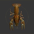 Modern Lobster Big Lobster Crystal Lobster 3d model