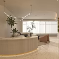 Modern Luxury Living Room With Beige Sofa Wooden Coffee Table Gold Accents And Green Plants