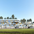 Multi-storey Office Building Multi-storey Office Building 3d model