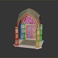 Ancient Building Door Ancient Building Door Chinese Style Door Antique Door Classical Door Chinese Style Door Chinese Style Entrance Traditional Door 3d model