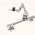 Linear robot arm 5 degrees of freedom V 3d model