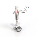 Industrial Robotic Arm Equipment With White Structure Red Indicator And Multiple Interfaces