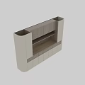 Modern Kitchen Cabinets With Wooden Panels Light Colored Doors And Integrated Lighting