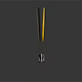 Wiring Harness Component With Yellow Black Cables And Orange Wrapped Section
