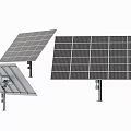 Household Solar Panel Appliances With Multiple Angles Stand Installation And Durable Design 3d model