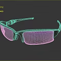 Stylish Black Frame Sunglasses With Purple Lenses And Reflective Modern Design