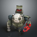 Mech Warrior Mech Soldier Machine Battlearm Mechanical Battlearm Machine Fighter Robot 3d model