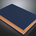 Simple Blue Cover Hardcover Book For Daily Reading And Home Use