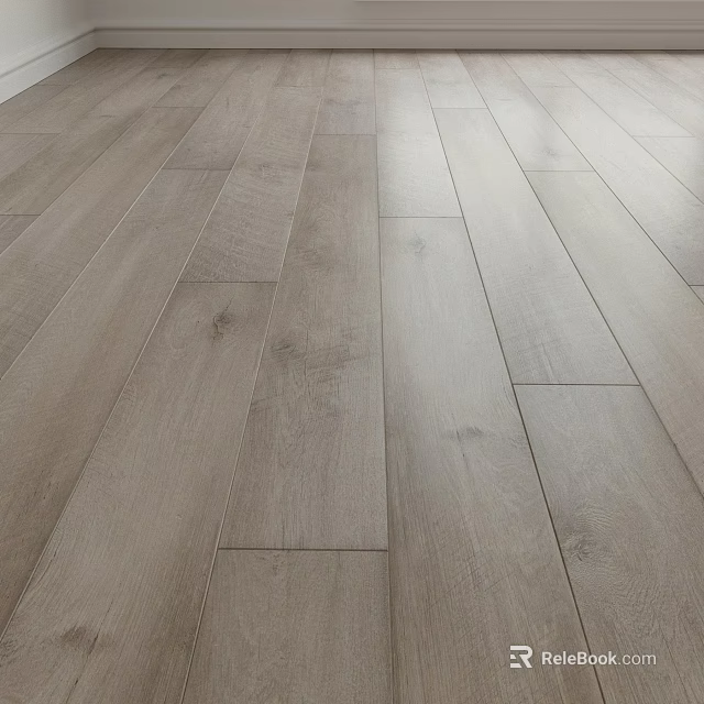 Modern Light Colored Wooden Flooring With Natural Wood Grain And Smooth Surface 3d model 