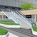 Modern High Rise Residential Buildings With Green Spaces And Contemporary Design