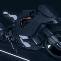 Modern Motorcycle High-tech Electric Motorcycle 3d model