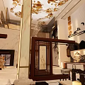 Luxurious Property Sales Office Interior With Elegant Decor And Traditional Elements