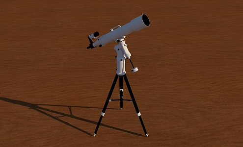 Telescope decorative ornaments 3d model