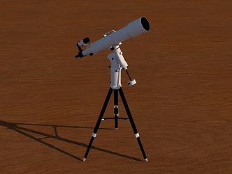 Telescope decorative ornaments 3d model