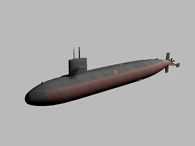 Advanced Military Submarine Naval Weapon Design For Underwater Warfare Operations 3d model