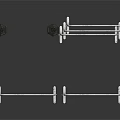 Portable Metal Barricades And Red Rail Stanchion For Crowd Control Setup