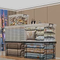Transparent Storage Boxes Stacked With Stuffed Toys Pillows And Quilts