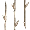 Modern Metallic Wall Lamps With Natural Branch And Leaf Design Details