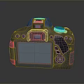 DSLR Camera Card Machine Digital Camera Digital Camera Photographic Equipment 3d model